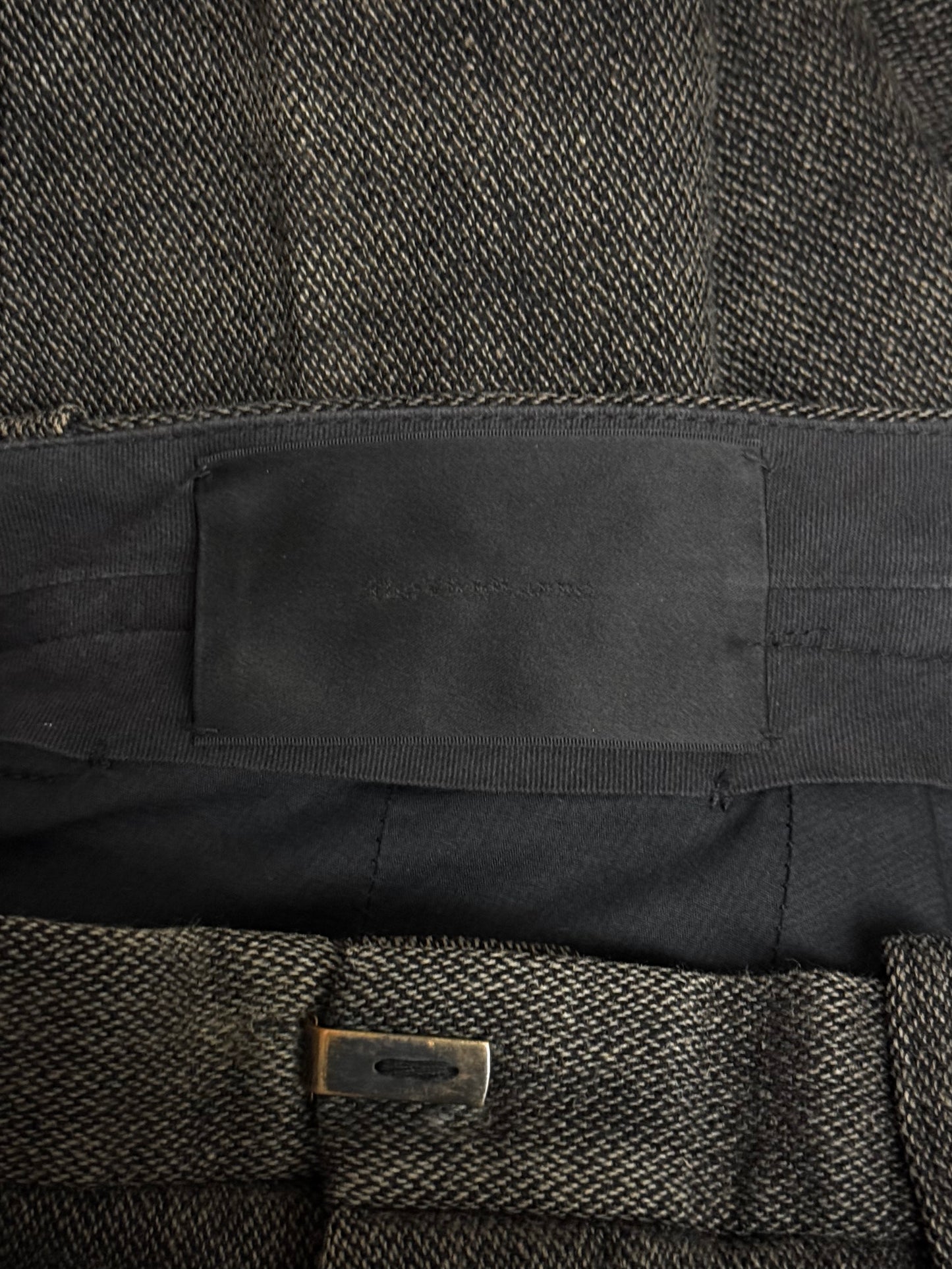 The Viridi-Anne Early 00s Straight Leg Wool Trousers