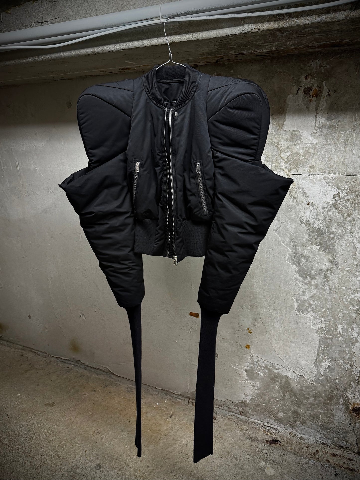 Rick Owens AW22 "STROBE" Alice Kunst Down Bomber Jacket