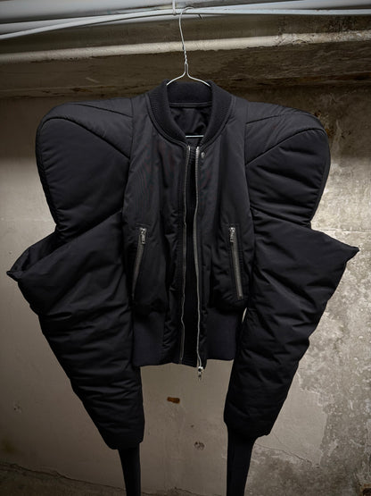 Rick Owens AW22 "STROBE" Alice Kunst Down Bomber Jacket