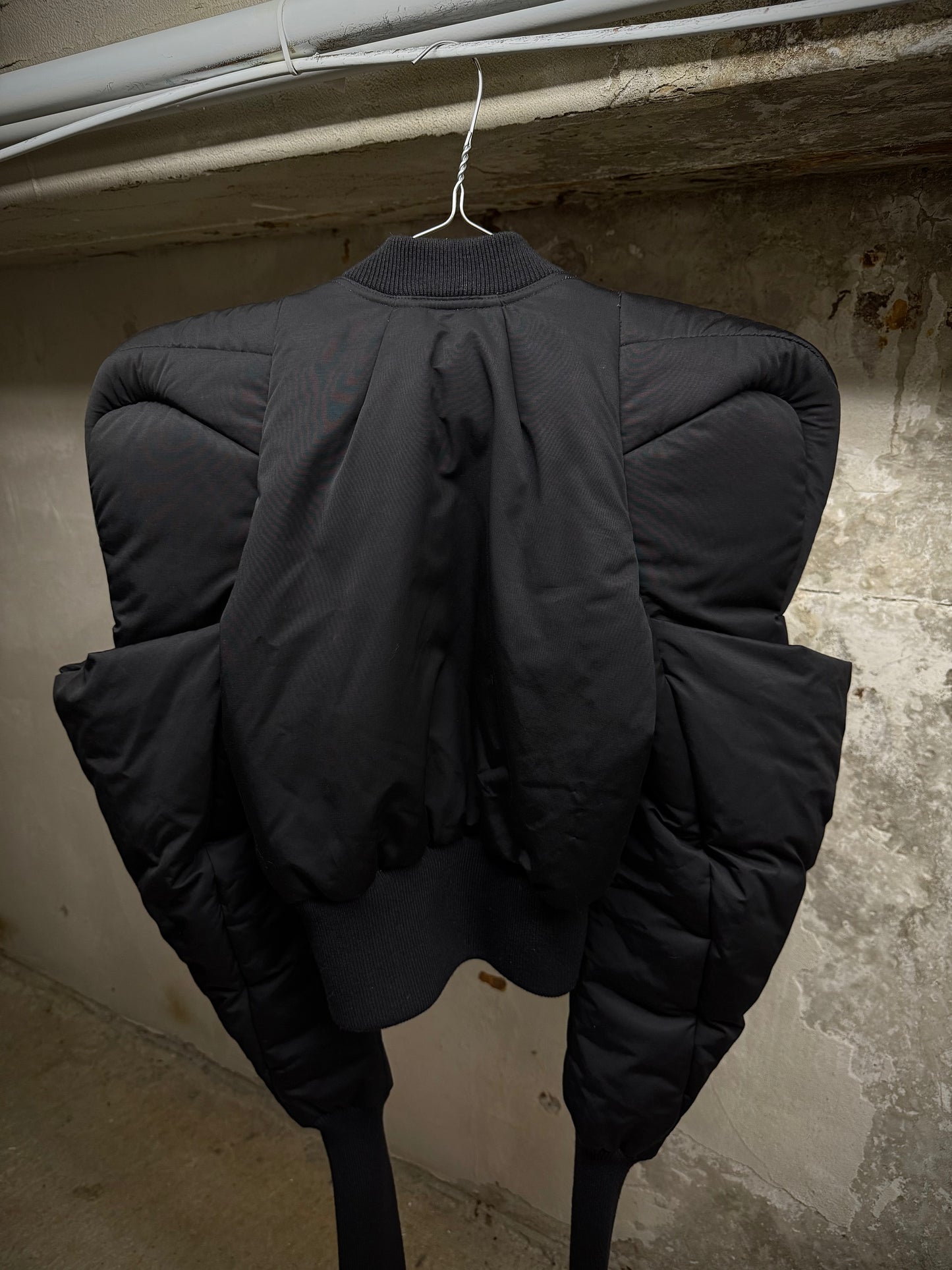 Rick Owens AW22 "STROBE" Alice Kunst Down Bomber Jacket