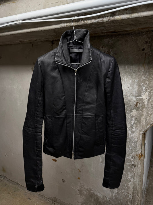 EKAM Early 00s Sheepskin Leather Rider Jacket