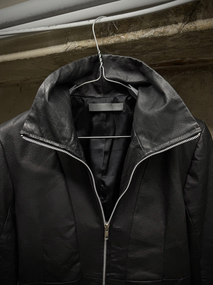 EKAM Early 00s Sheepskin Leather Rider Jacket