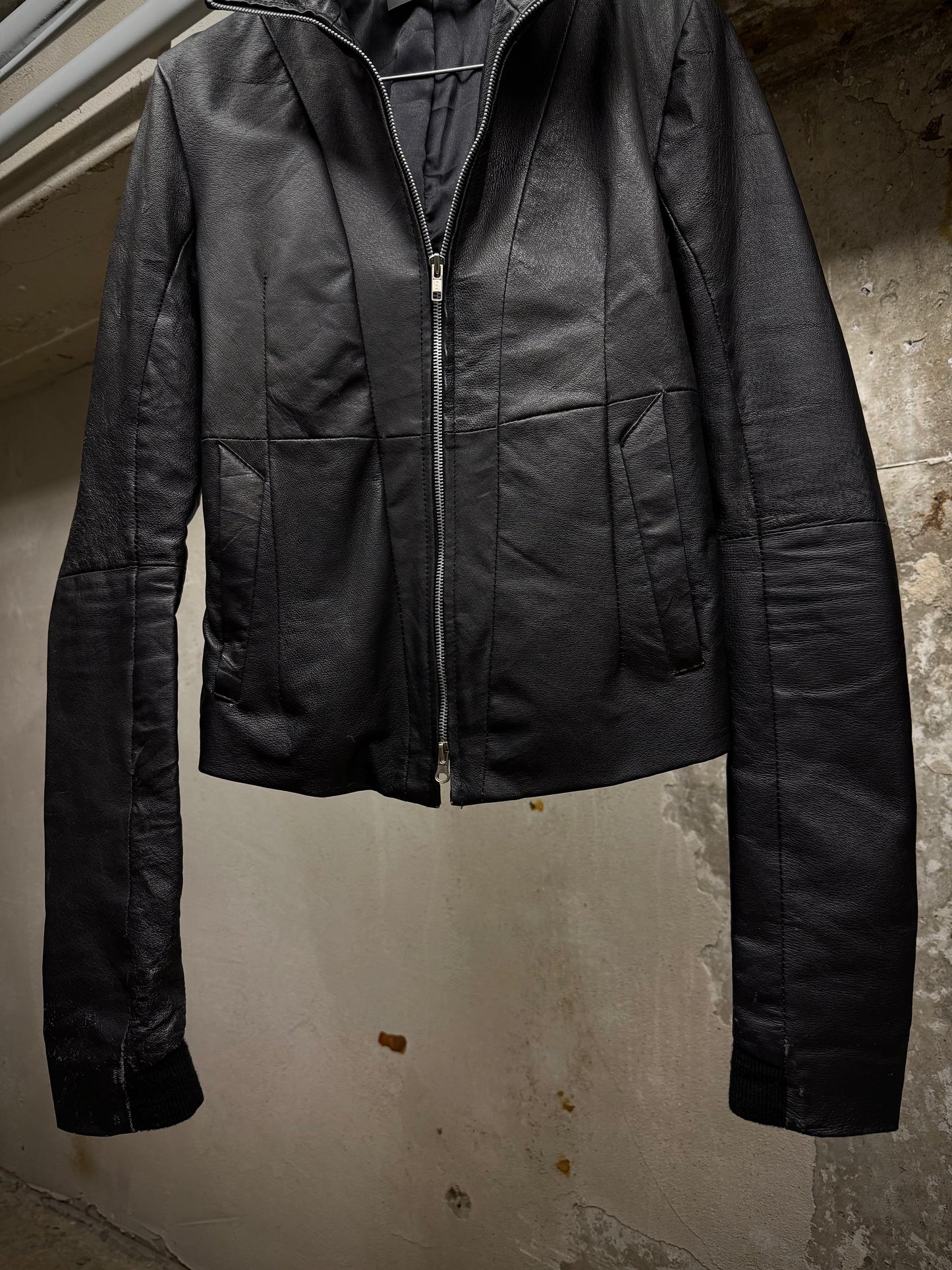 EKAM Early 00s Sheepskin Leather Rider Jacket