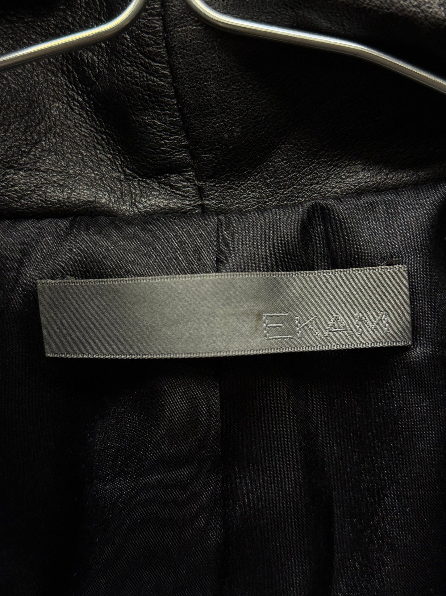 EKAM Early 00s Sheepskin Leather Rider Jacket