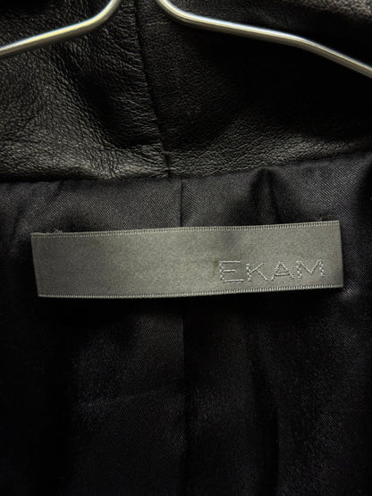 EKAM Early 00s Sheepskin Leather Rider Jacket