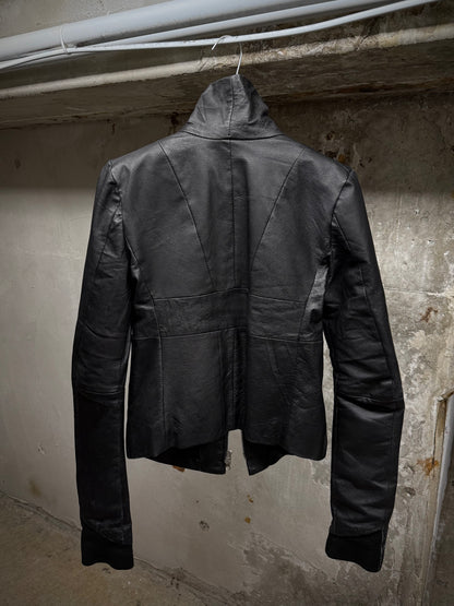EKAM Early 00s Sheepskin Leather Rider Jacket