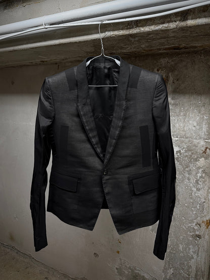 Rick Owens SS22 "FOGACHINE" Transparent Cotton Chiffon Blazer