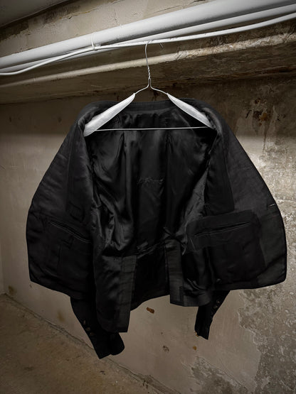 Rick Owens SS22 "FOGACHINE" Transparent Cotton Chiffon Blazer