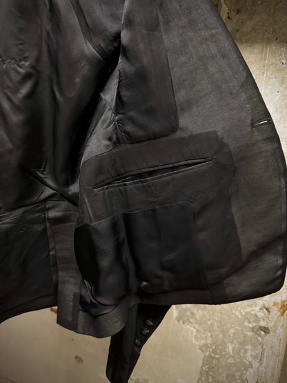 Rick Owens SS22 "FOGACHINE" Transparent Cotton Chiffon Blazer