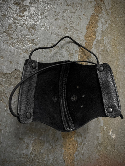 Yohji Yamamoto BLACK Scandal x KADOYA x BACKLASH AW21 Cow Leather Face Cover