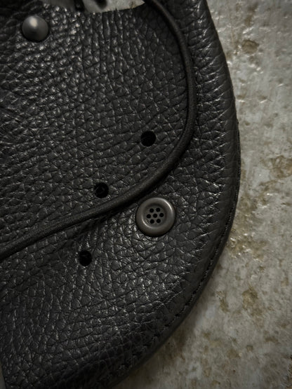 Yohji Yamamoto BLACK Scandal x KADOYA x BACKLASH AW21 Cow Leather Face Cover