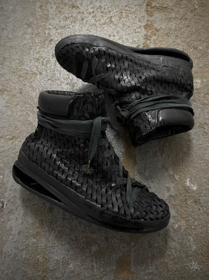 Carol Christian Poell 'AM/2686C ROOMS-PTC/010' Kangaroo Leather Laser Cut U-Sole Drip Sneakers
