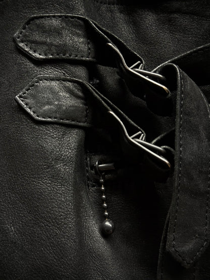 Number (N)ine AW05 "The High Streets" Hybrid Wool Sheep Leather Cargo Blazer