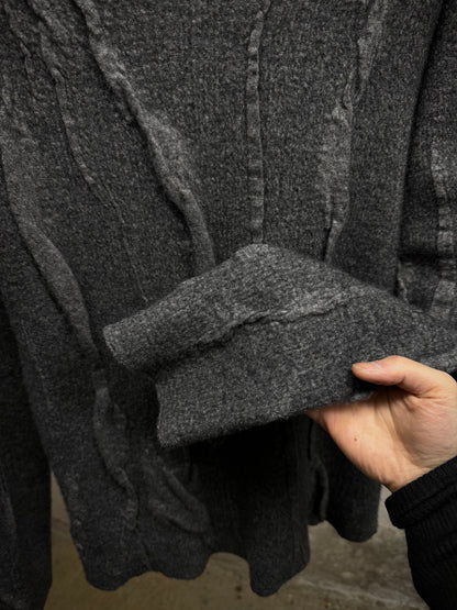 Label Under Construction Distressed Reversible Lunar Crewneck Sweater