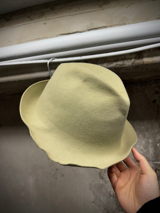 REINHARD PLANK 'ALBA' Light Sage Lapin Hat