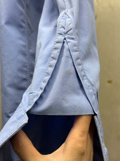 Carol Christian Poell AW01-02 "Public Freedom" Lilac Blue Cotton Poplin Shirt