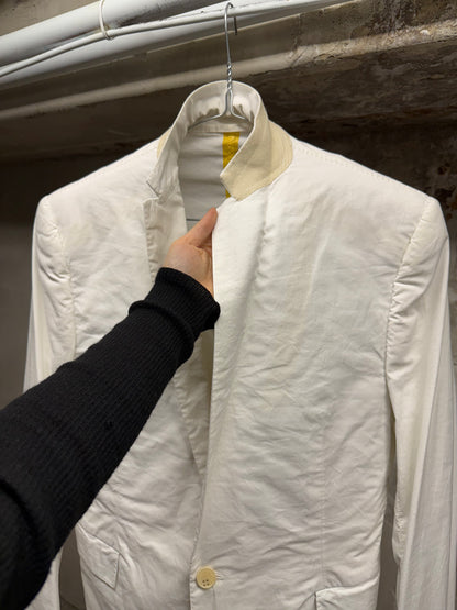 Carol Christian Poell 2010 'GM/2618OD CORD-PTC/2' Object-dyed Unlined Visible Meltlock Single Button Jacket