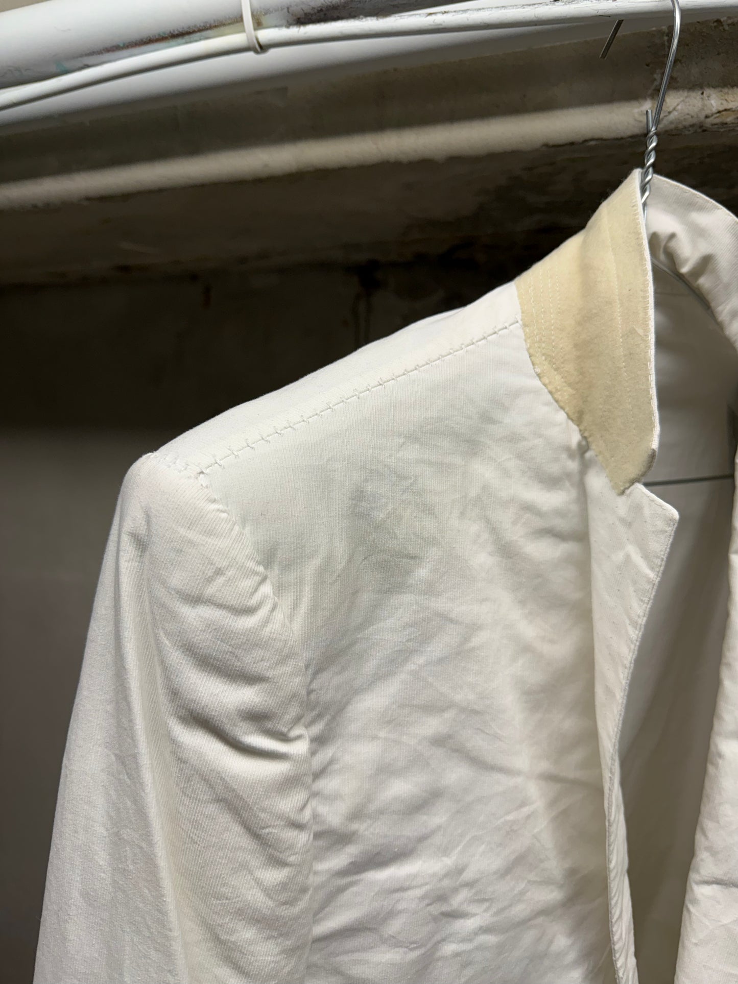 Carol Christian Poell 2010 'GM/2618OD CORD-PTC/2' Object-dyed Unlined Visible Meltlock Single Button Jacket