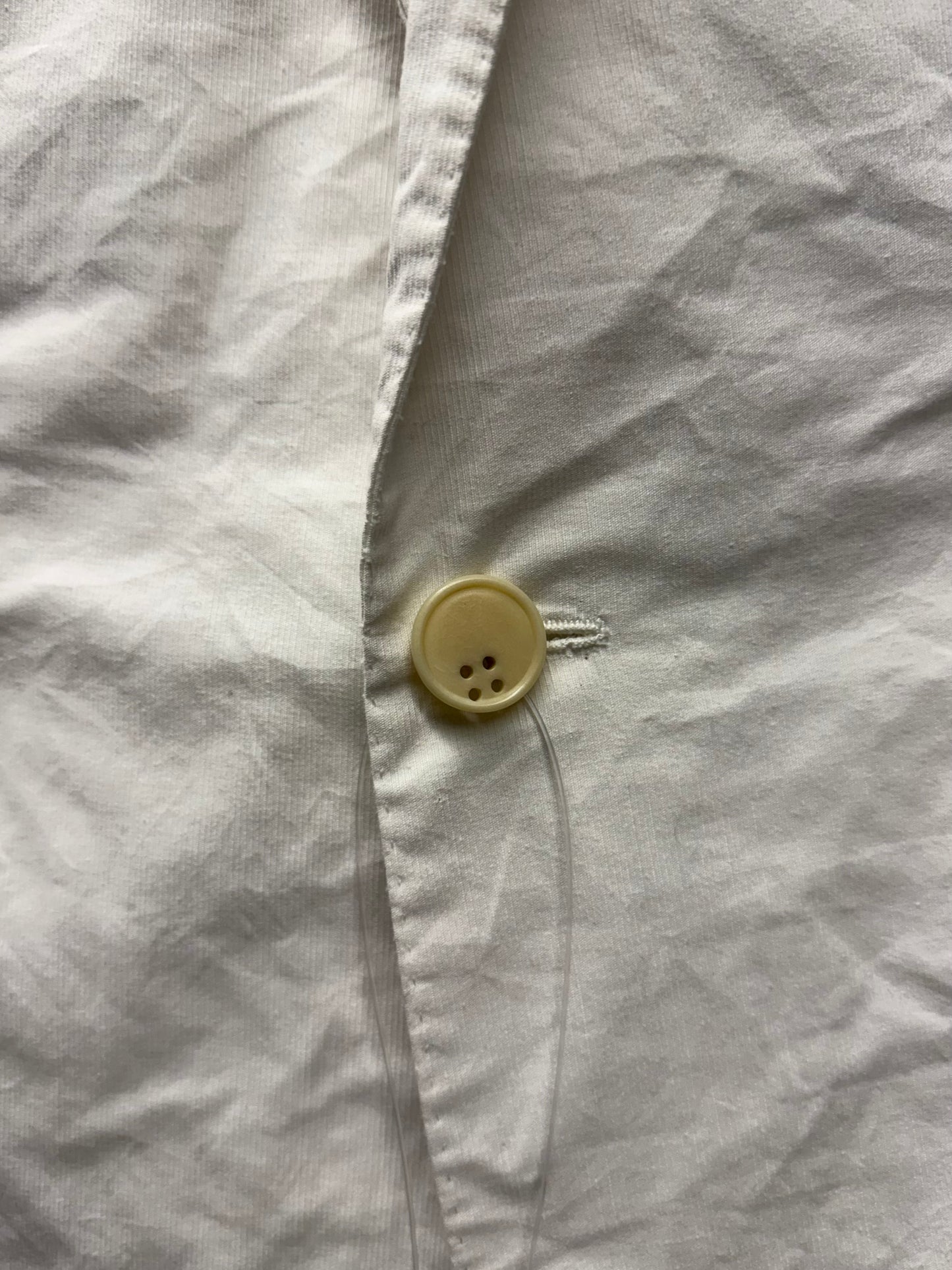 Carol Christian Poell 2010 'GM/2618OD CORD-PTC/2' Object-dyed Unlined Visible Meltlock Single Button Jacket