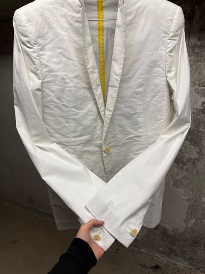 Carol Christian Poell 2010 'GM/2618OD CORD-PTC/2' Object-dyed Unlined Visible Meltlock Single Button Jacket