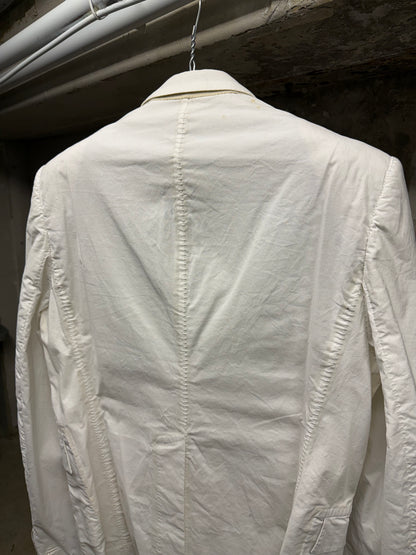 Carol Christian Poell 2010 'GM/2618OD CORD-PTC/2' Object-dyed Unlined Visible Meltlock Single Button Jacket