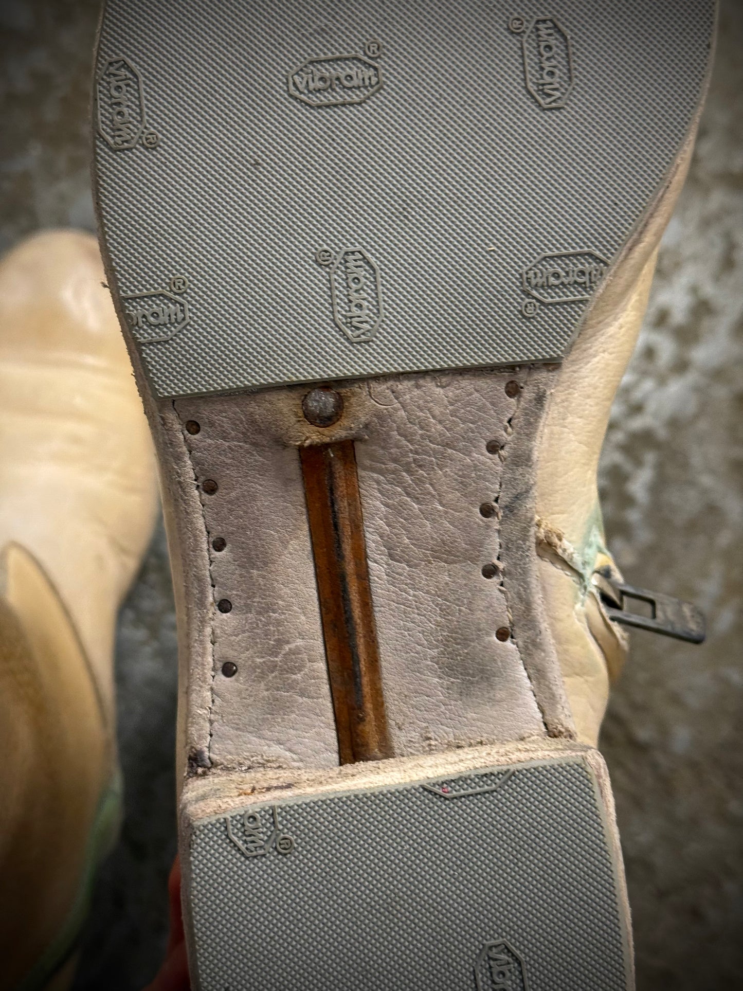Carol Christian Poell ‘AM/2061L BIUS-PTC/1’ Object-dyed Bison Leather Tornado Zip Boots