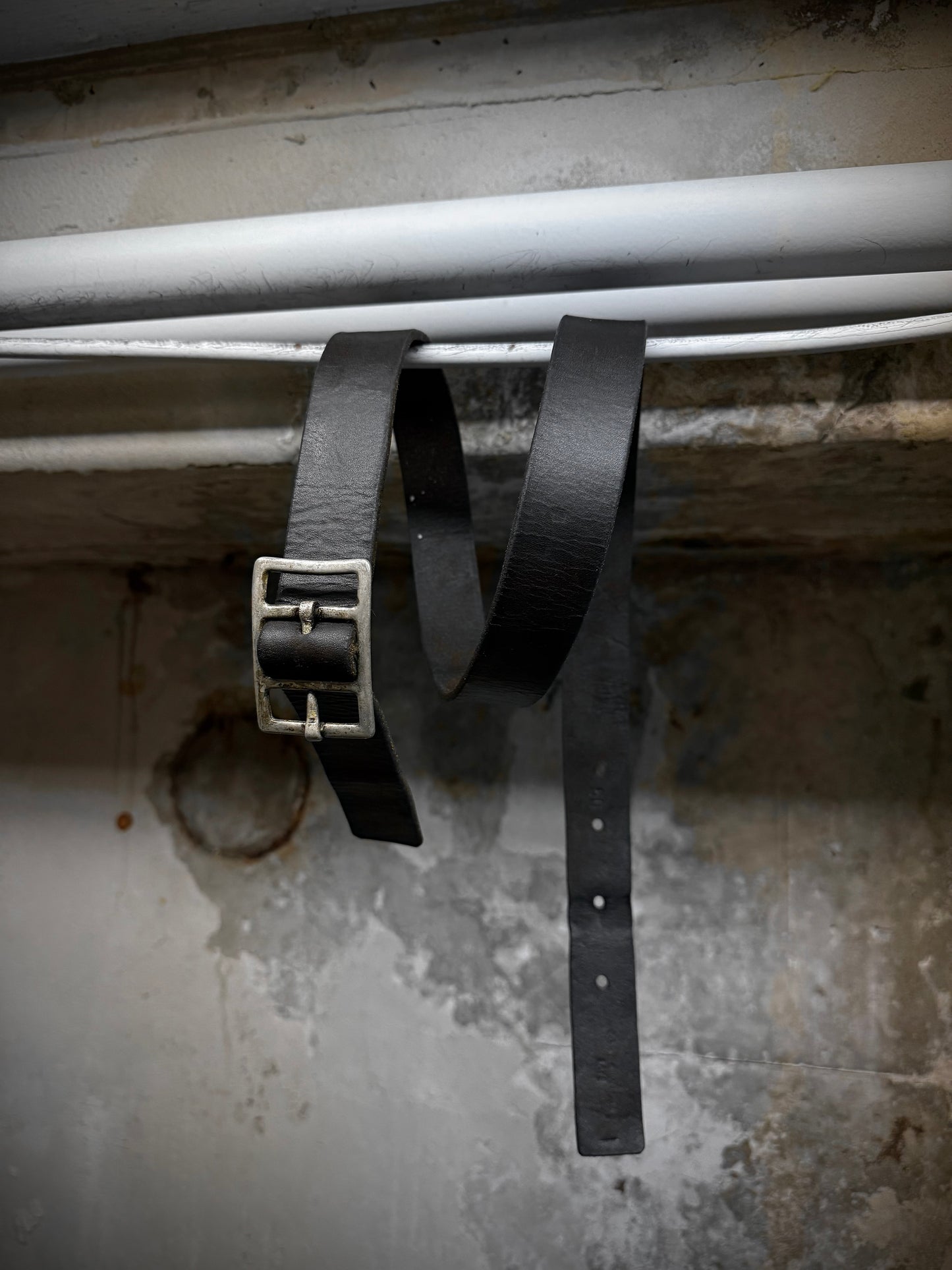 Carol Christian Poell SS05 "SAFE" Dark Brown Cow Leather Belt