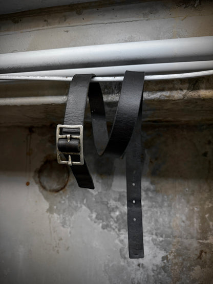 Carol Christian Poell SS05 "SAFE" Dark Brown Cow Leather Belt