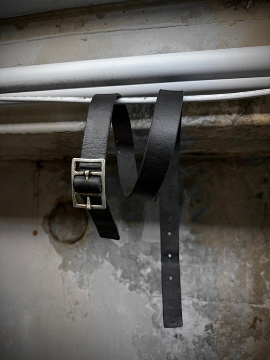 Carol Christian Poell SS05 "SAFE" Dark Brown Cow Leather Belt