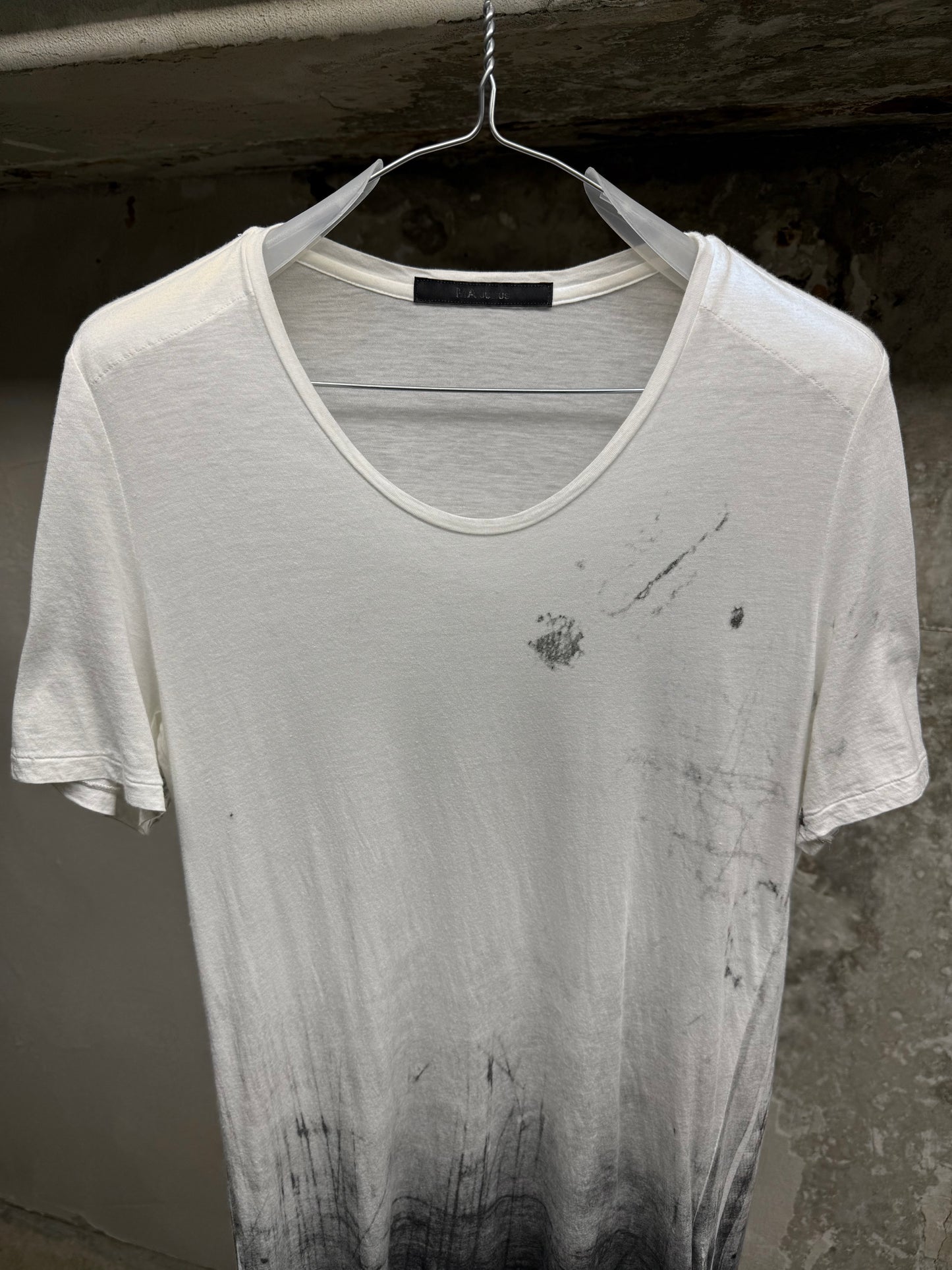 MA_Julius SS14 Modal Cotton Silk Jersey Graphic T-shirt