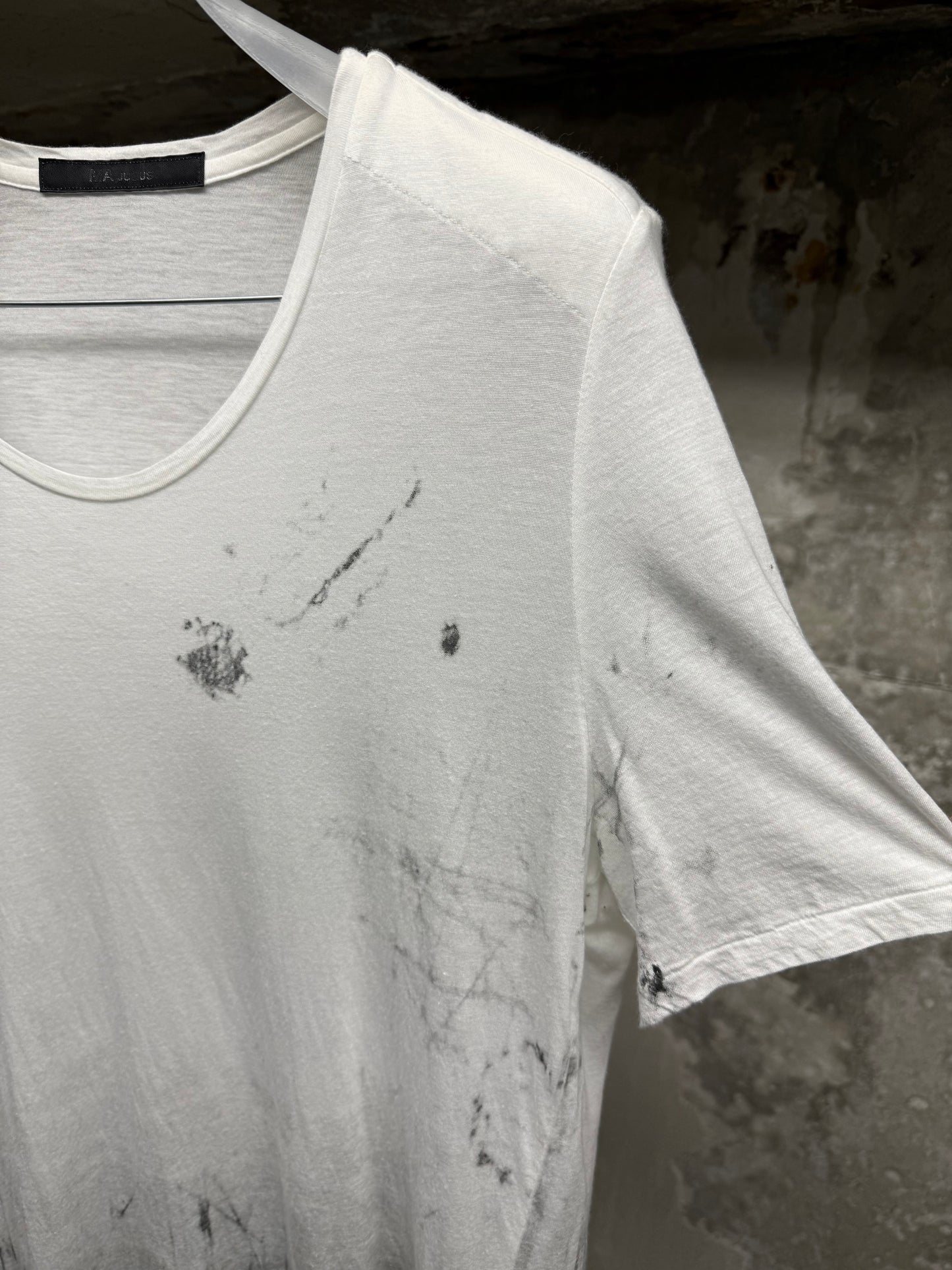 MA_Julius SS14 Modal Cotton Silk Jersey Graphic T-shirt