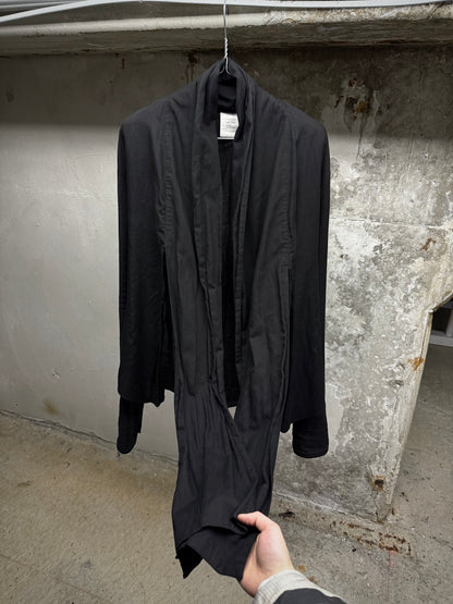 Julius_7 AW07 "UNTITLED;" Open Front Attached Scarf Long-sleeves