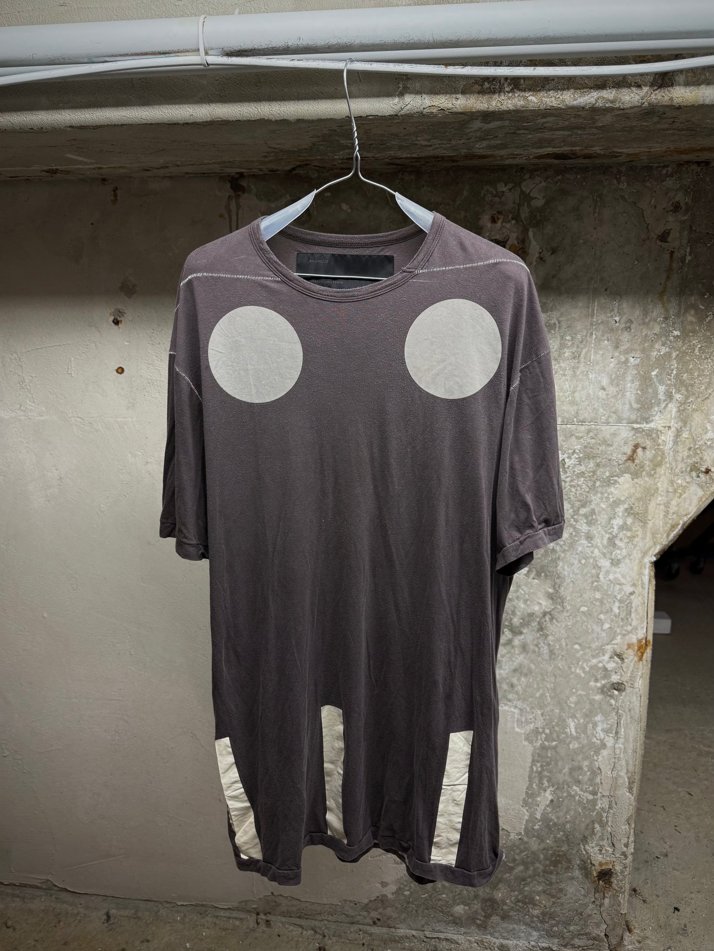 HAMCUS Space Grey Overlock Graphic T-Shirt