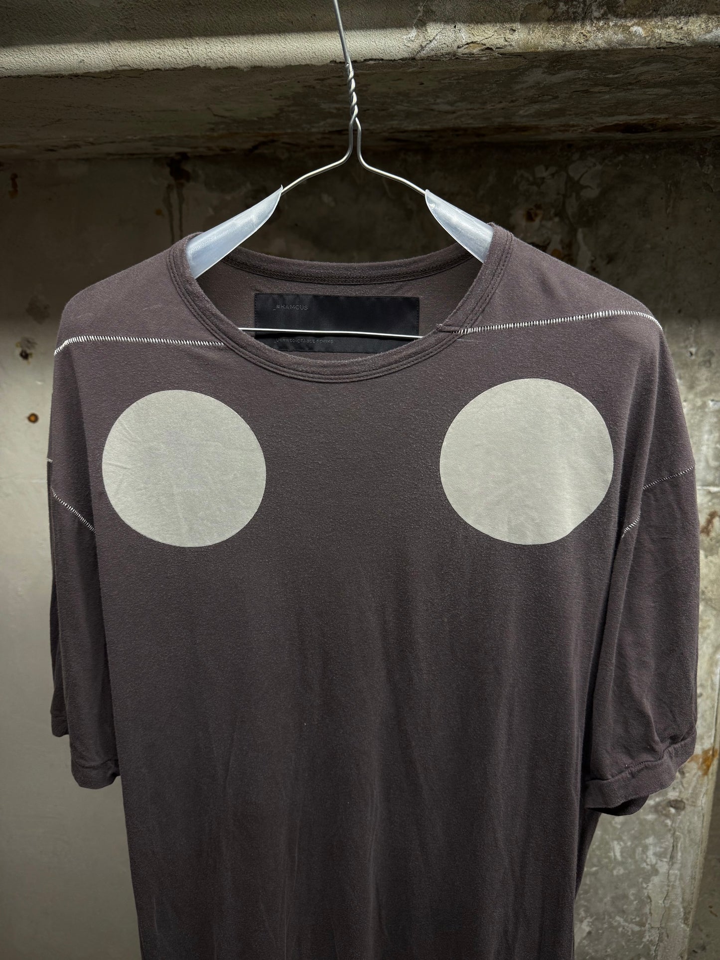 HAMCUS Space Grey Overlock Graphic T-Shirt