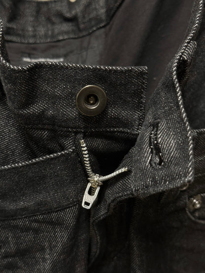 nude:masahiko maruyama Early 00s Deconstructed Double-waisted Cropped Denim