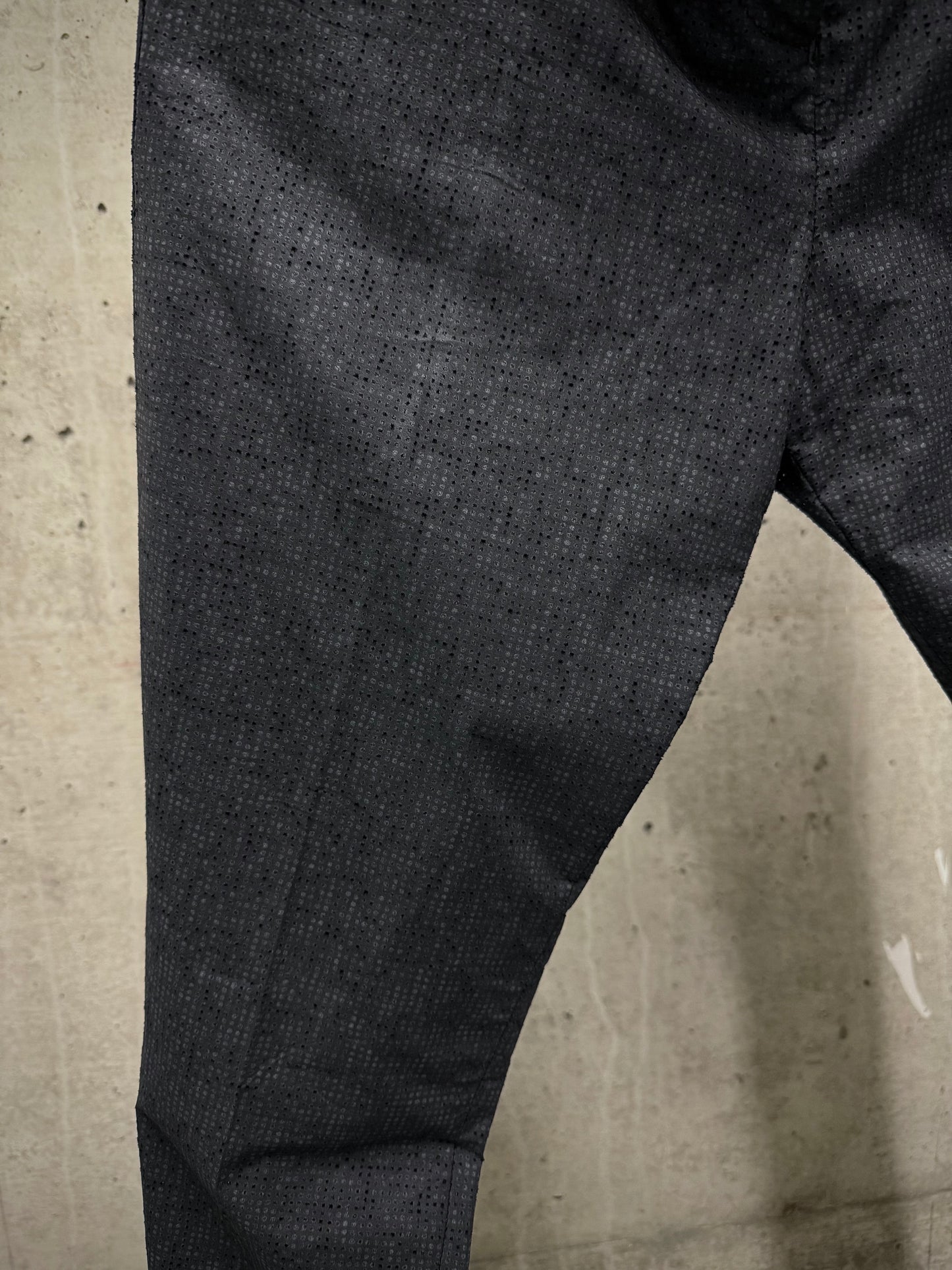 NICOLAS ANDREAS TARALIS Early 00s Laser Cut Slim-fit Dress Pants