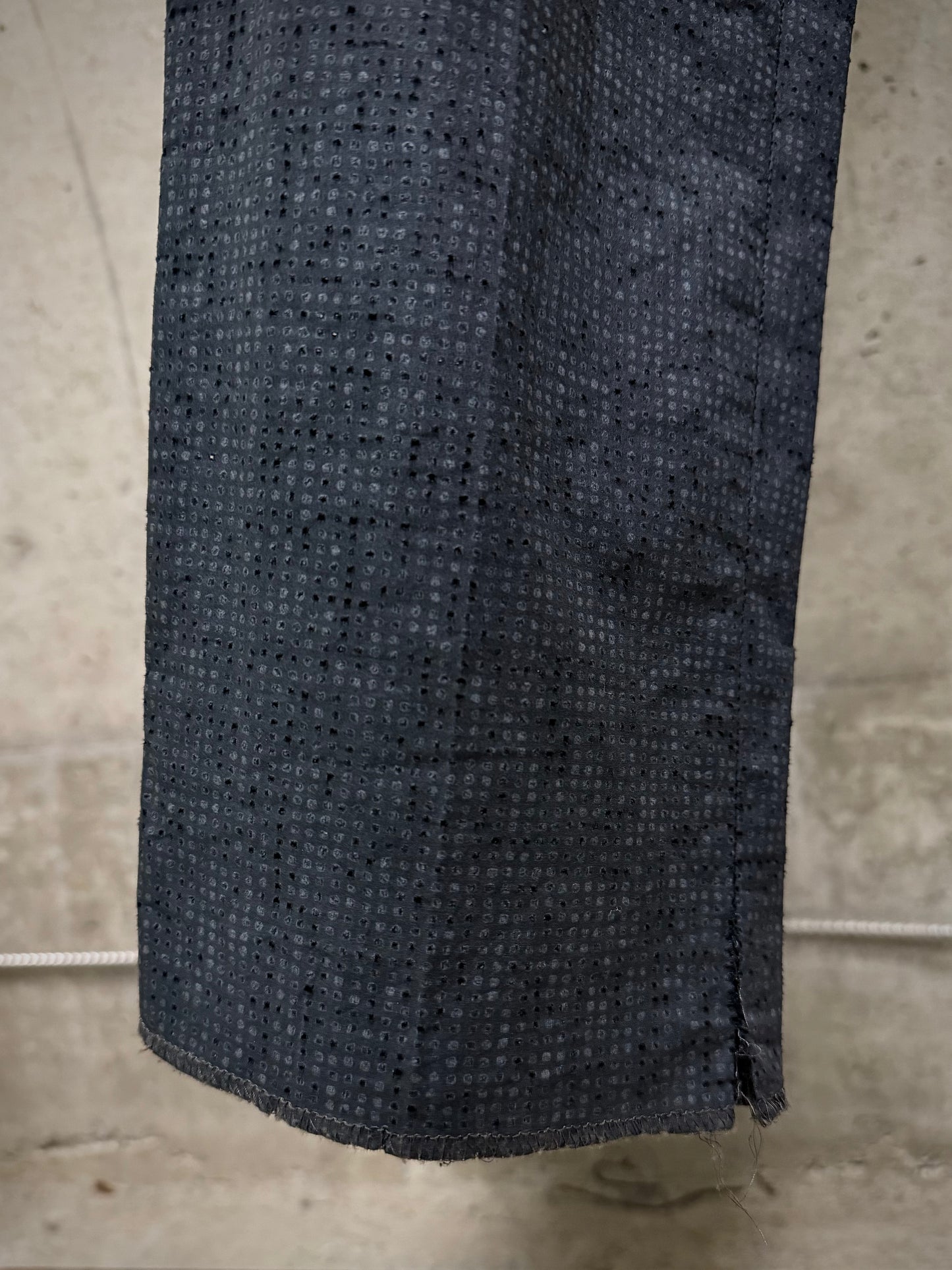 NICOLAS ANDREAS TARALIS Early 00s Laser Cut Slim-fit Dress Pants