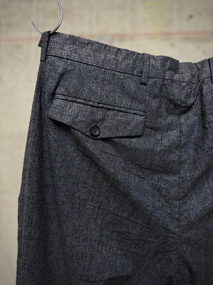 NICOLAS ANDREAS TARALIS Early 00s Laser Cut Slim-fit Dress Pants