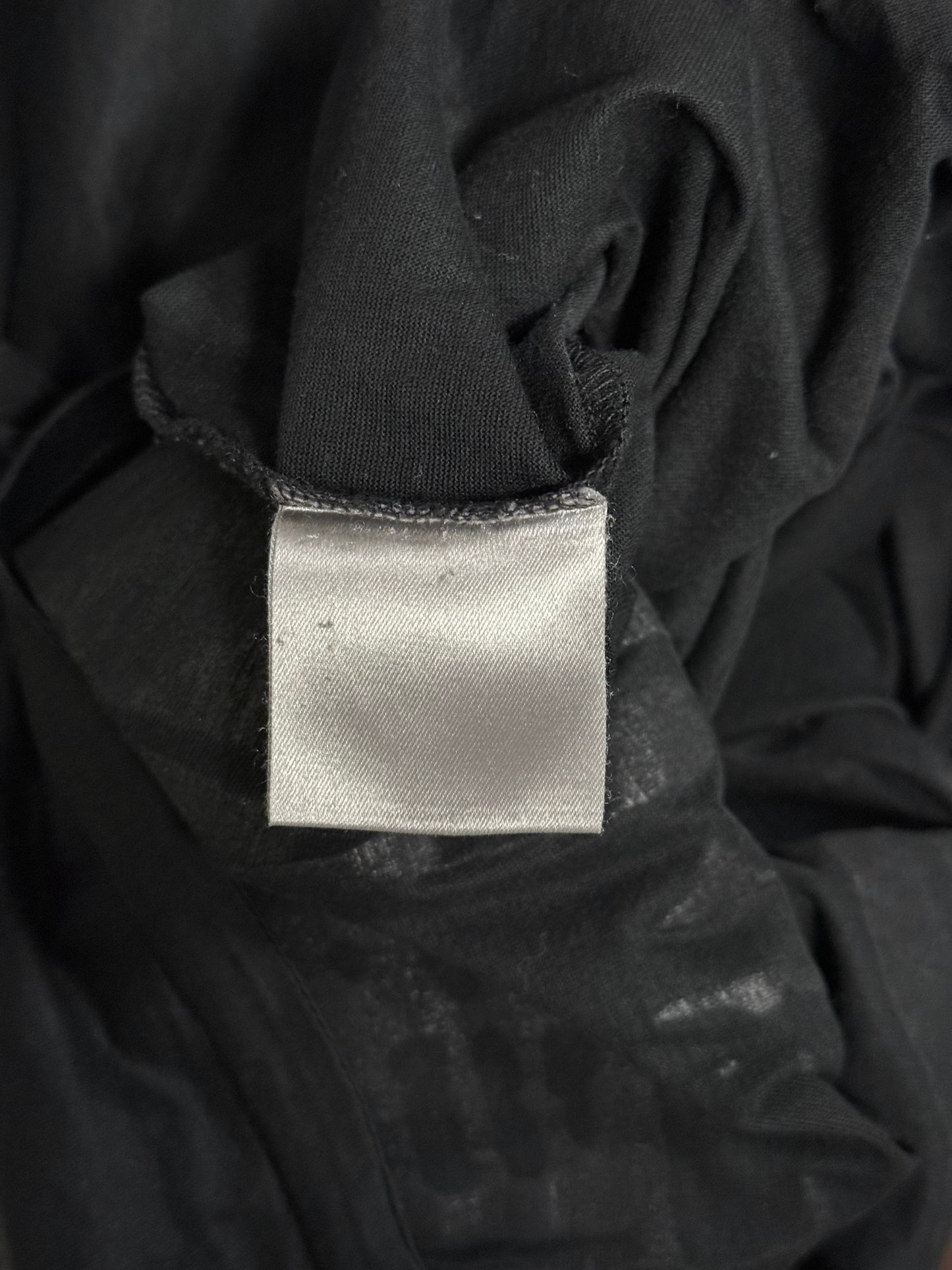 DIOR HOMME by Hedi Slimane SS04 "Strip" Black Vinyl Graphic Print Tank Top