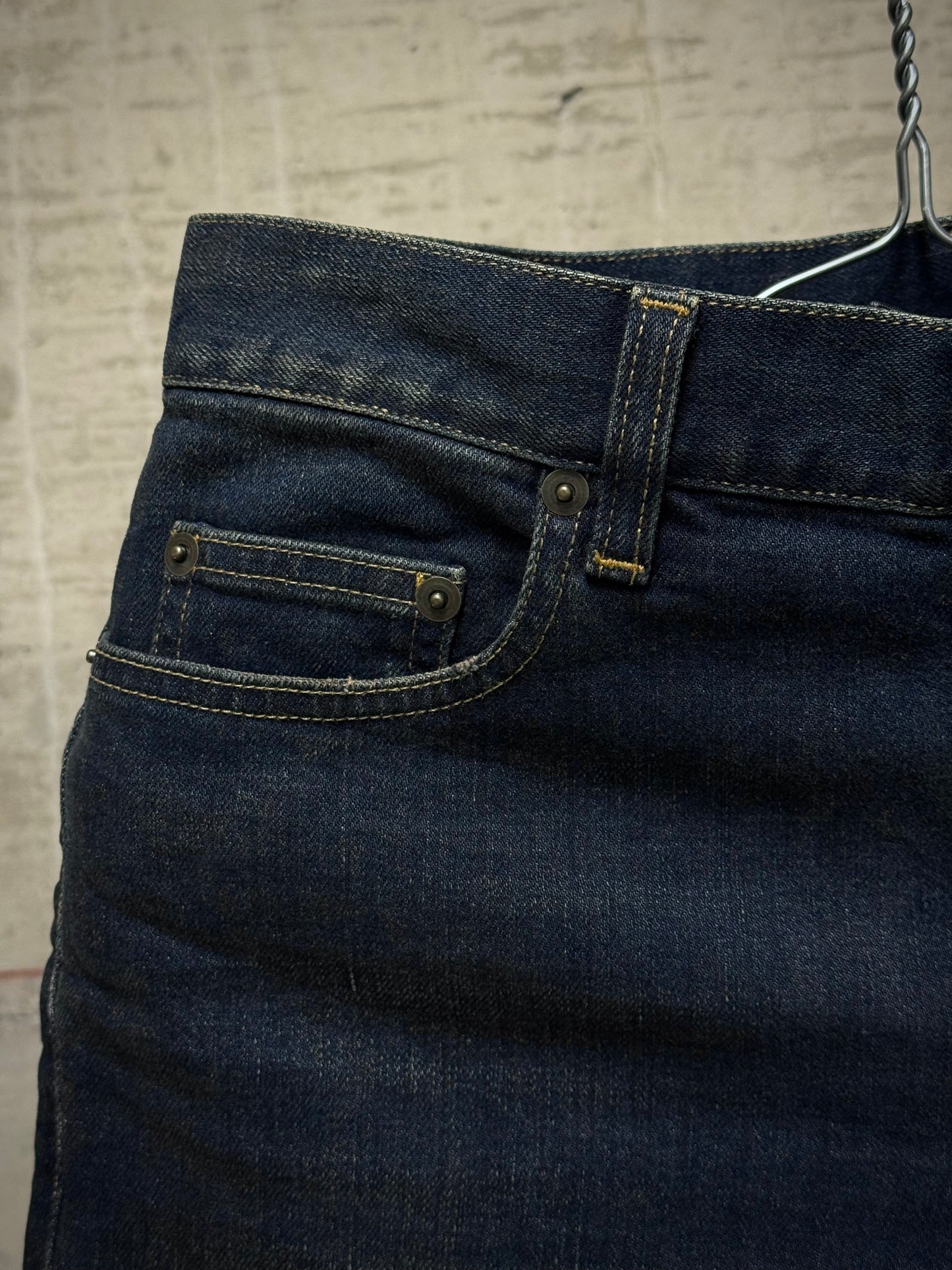 Saint Laurent Paris by Hedi Slimane AW2015 'D02' Dark Blue Skinny Denim