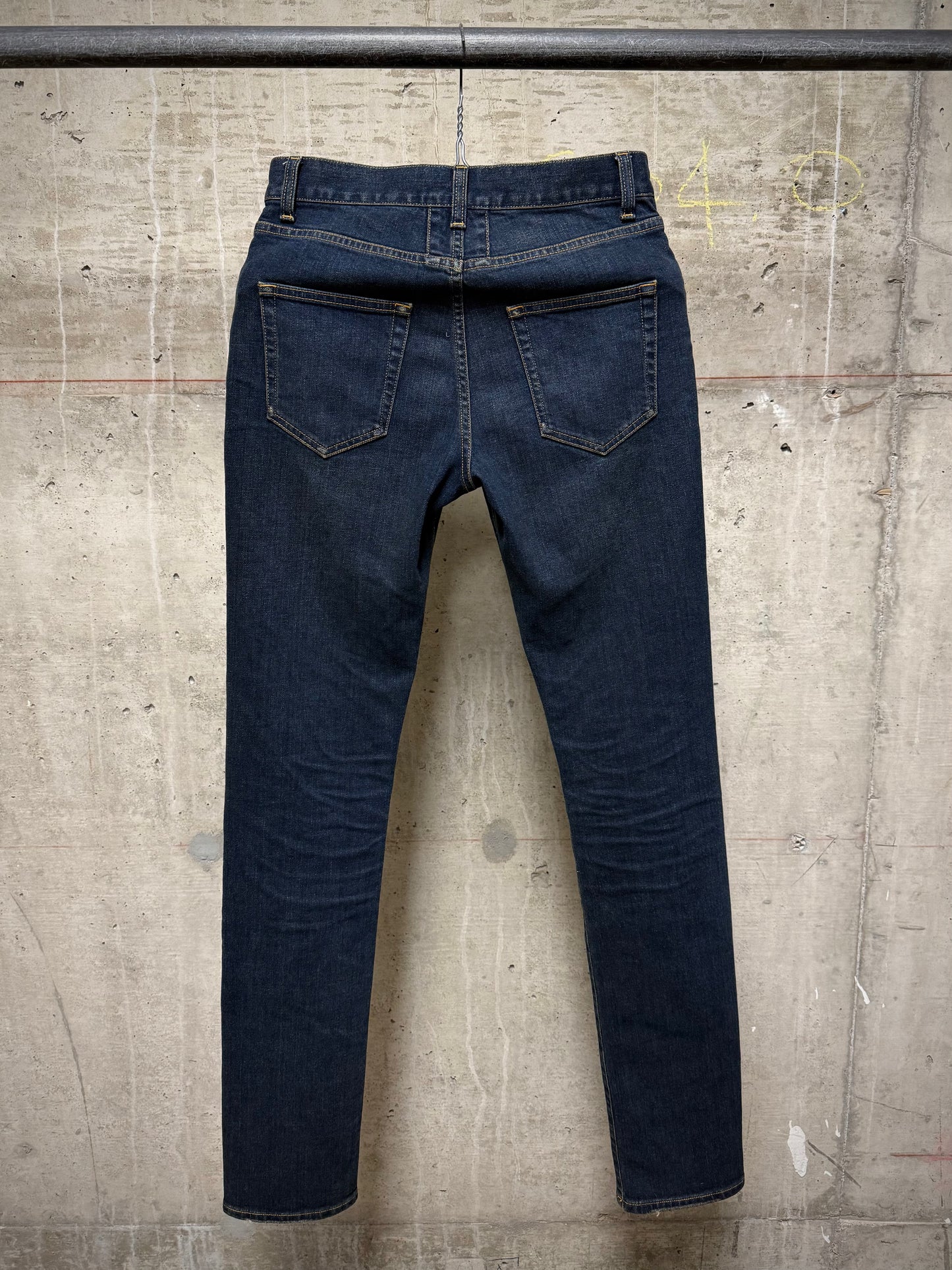 Saint Laurent Paris by Hedi Slimane AW2015 'D02' Dark Blue Skinny Denim