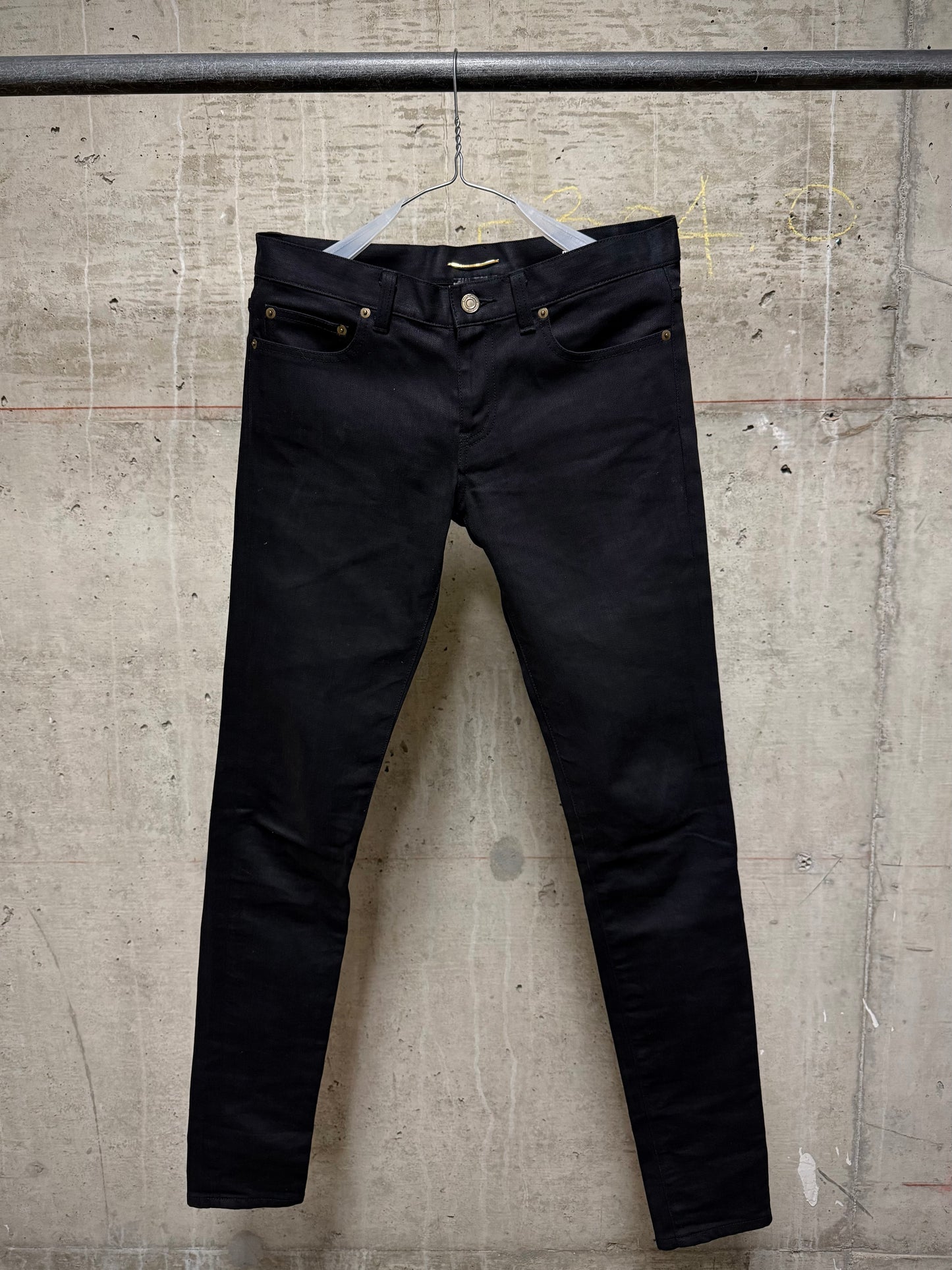 Saint Laurent Paris by Hedi Slimane AW13 'D01' Black Skinny Denim