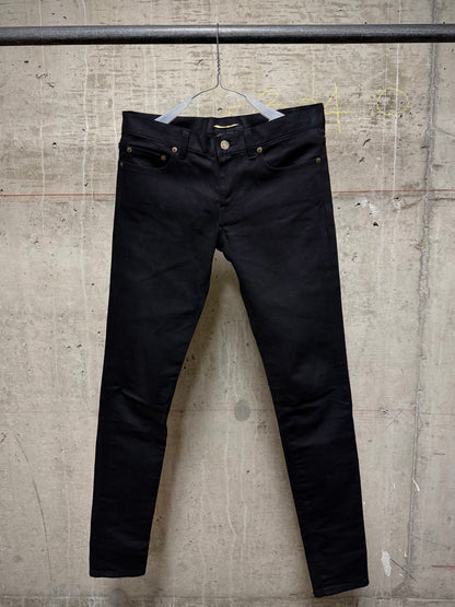 Saint Laurent Paris by Hedi Slimane AW13 'D01' Black Skinny Denim