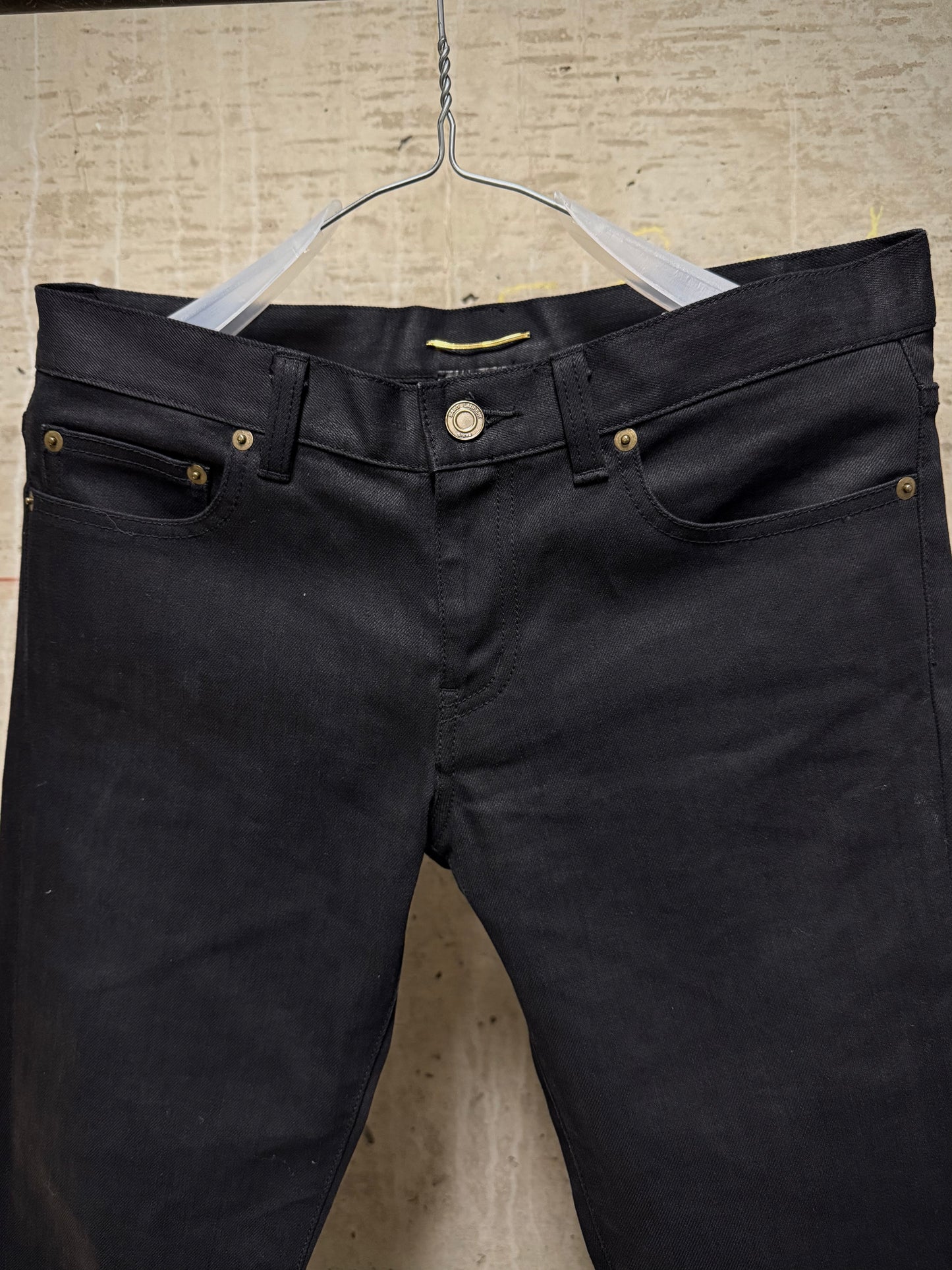 Saint Laurent Paris by Hedi Slimane AW13 'D01' Black Skinny Denim
