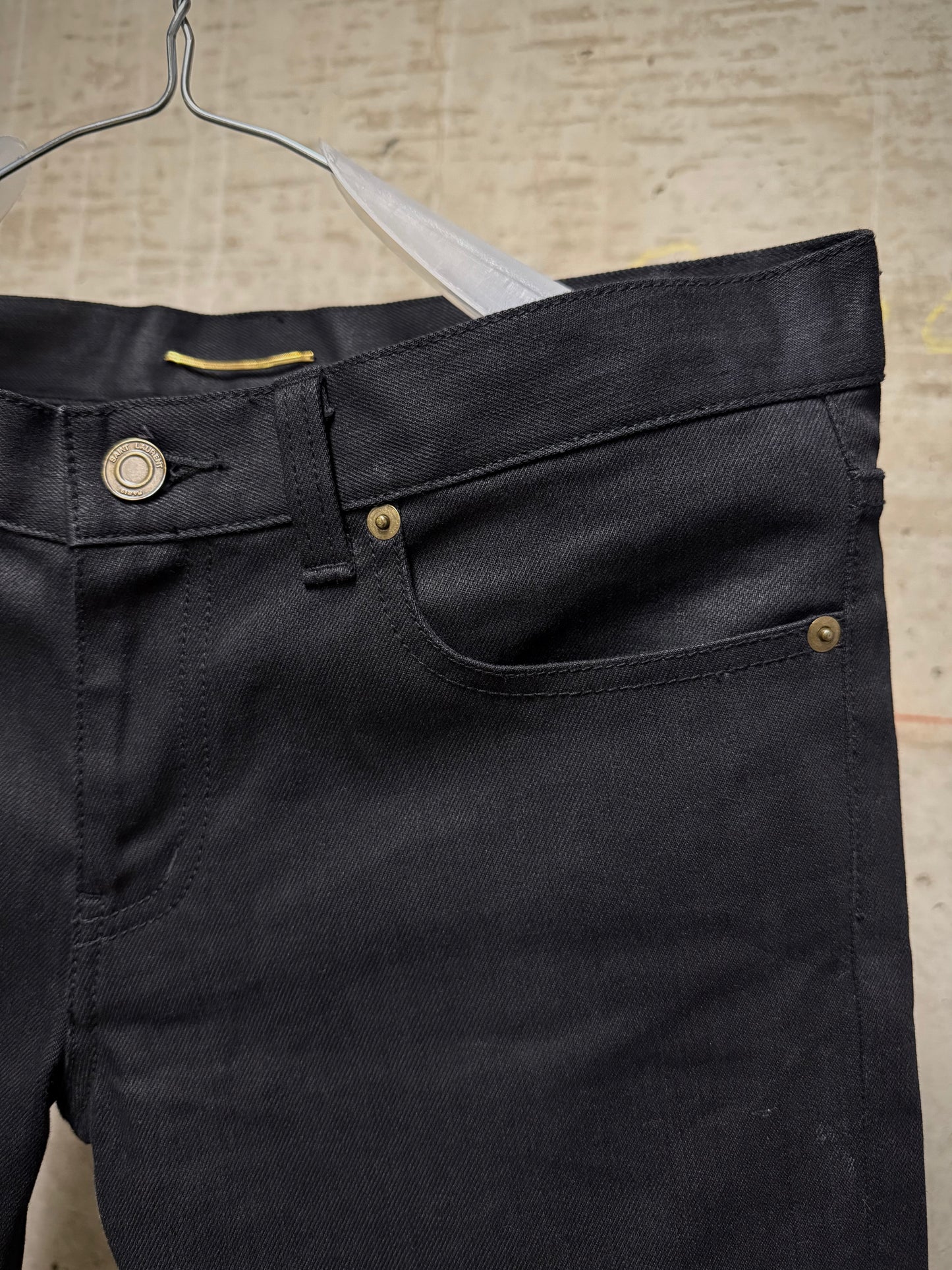 Saint Laurent Paris by Hedi Slimane AW13 'D01' Black Skinny Denim