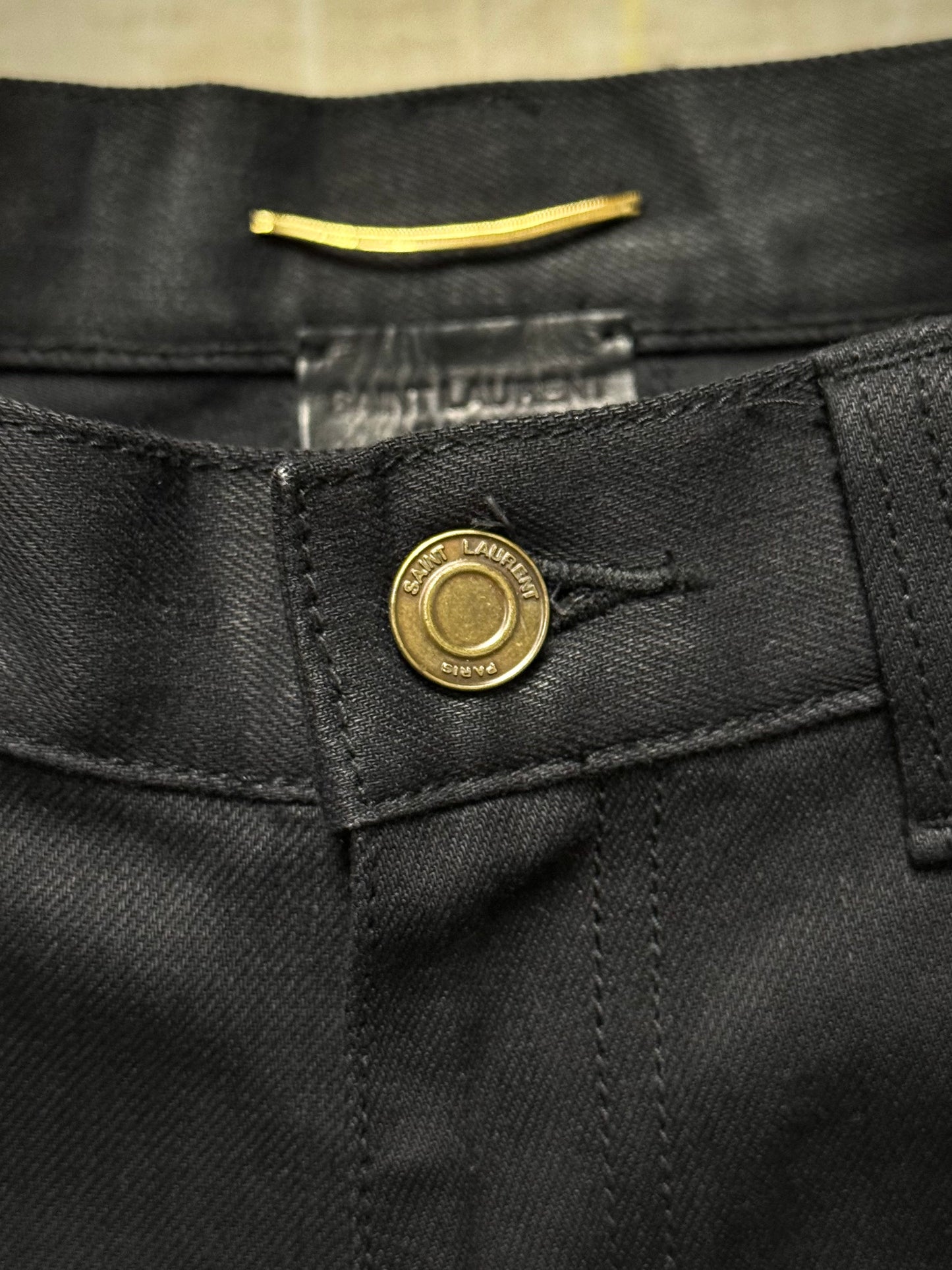 Saint Laurent Paris by Hedi Slimane AW13 'D01' Black Skinny Denim