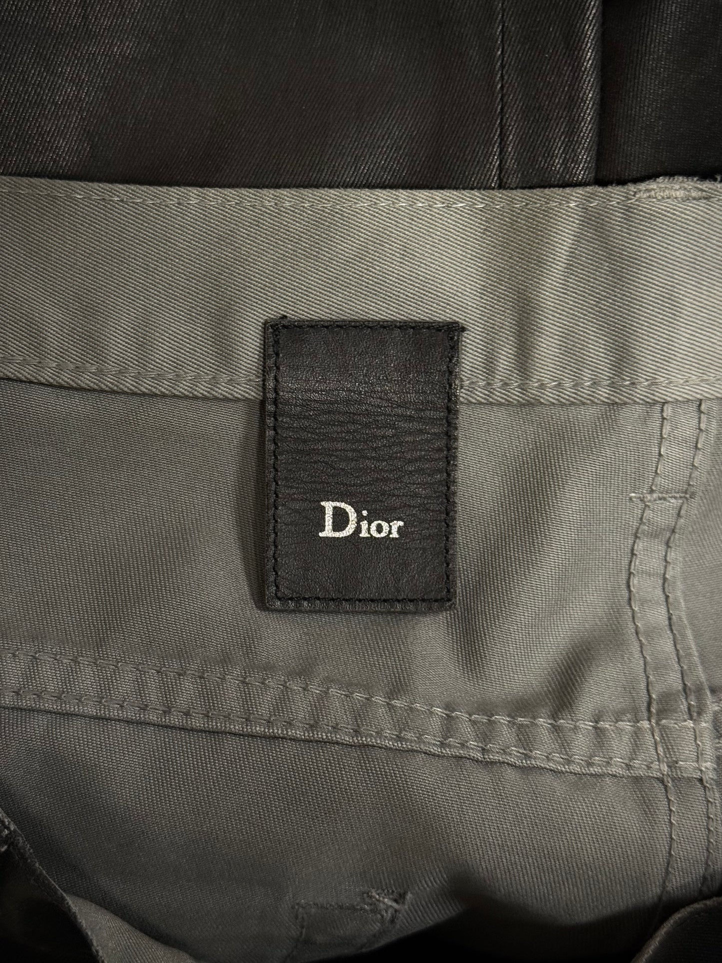 DIOR HOMME by Kris Van Assche AW08 Black Waxed Cotton Skinny Denim