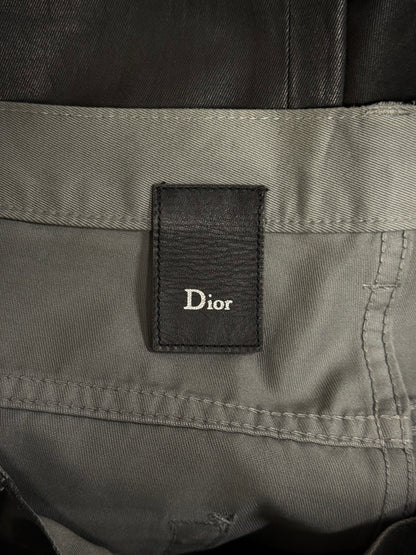 DIOR HOMME by Kris Van Assche AW08 Black Waxed Cotton Skinny Denim