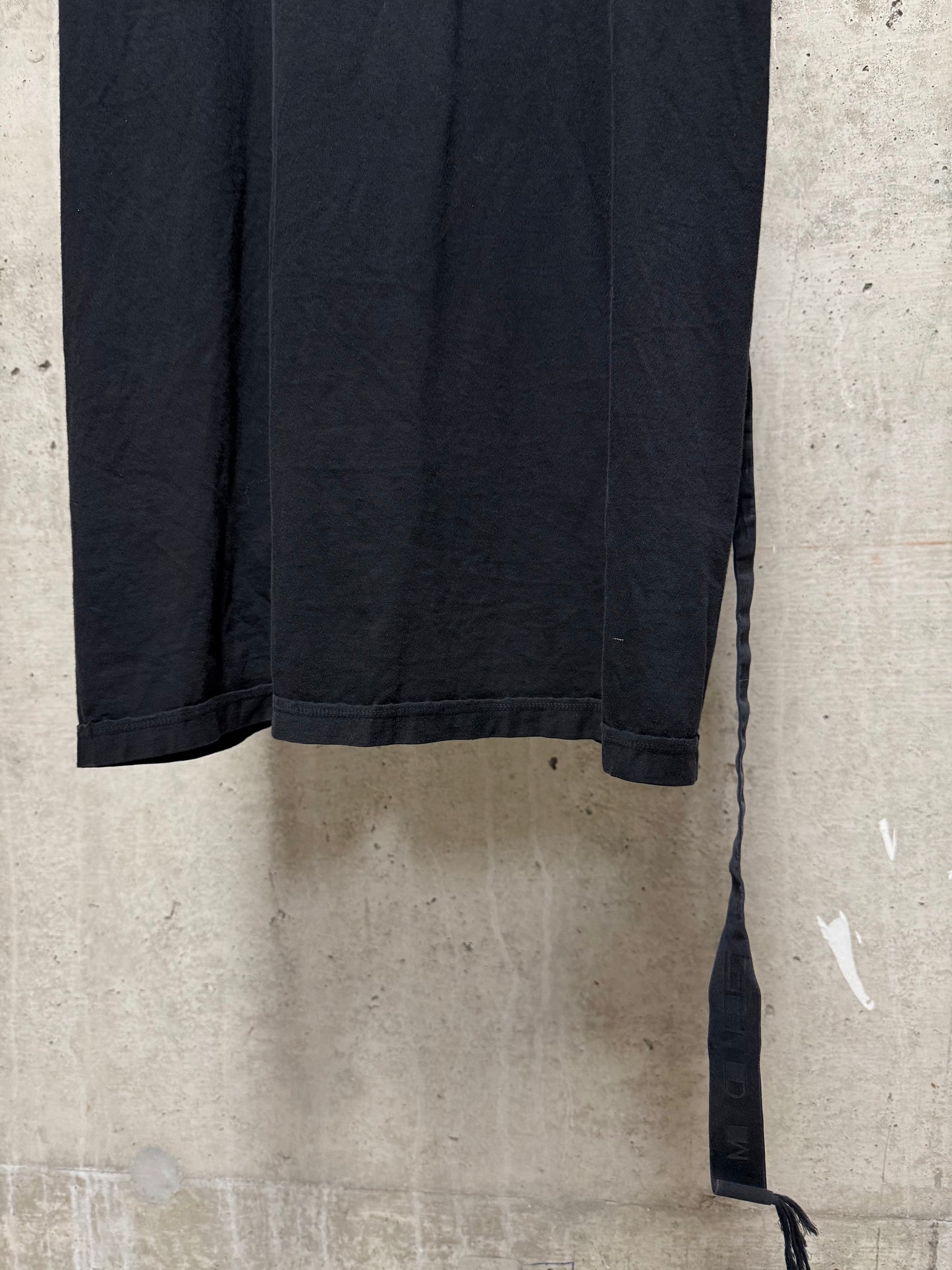 Rick Owens DRKSHDW SS21 "PHLEGETHON" Black Long Tunic Tank
