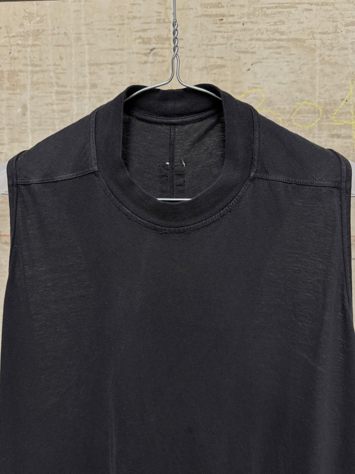 Rick Owens DRKSHDW SS21 "PHLEGETHON" Black Long Tunic Tank